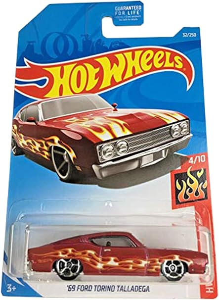 hot wheels 69 ford torino talladega hw flames