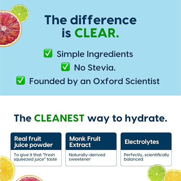 HYDRANT HYDRATE, INDIVIDUAL HYDRATION ELECTROLYTE POWDER STICK PACKETS WITH NO ARTIFICIAL SWEETENERS, COLORS, OR FILLERS (BLOOD ORANGE, 8 PACK)