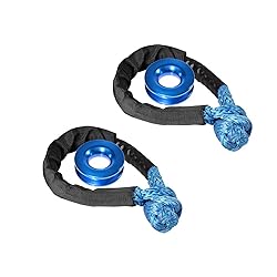 Astra Depot Blue Kit 2X Recovery Snatch Ring + 2X
