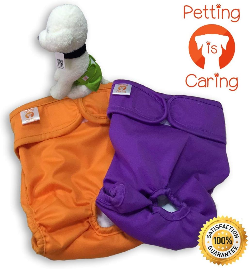 PETTING IS CARING Dog Diapers for Female Dogs 3 PACK - Image 4