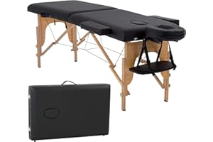 FDW Massage Table 73 Inch Portable Massage Table Adjustable Height Massage Bed for Woman & Man,W/Carry Case Face Cradle Bed (