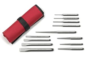 GEARWRENCH 12 Piece Punch and Chisel Chrome Set | 82305