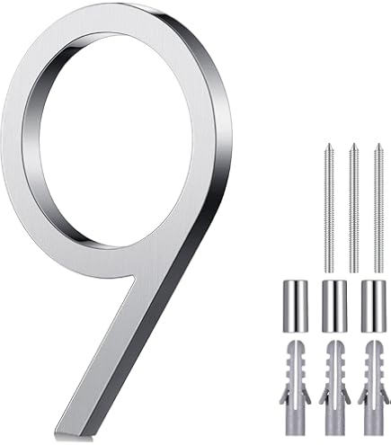House Number Plaques Door Number Signs Personalised Name Plate Custom Street 652135122265 - View #12