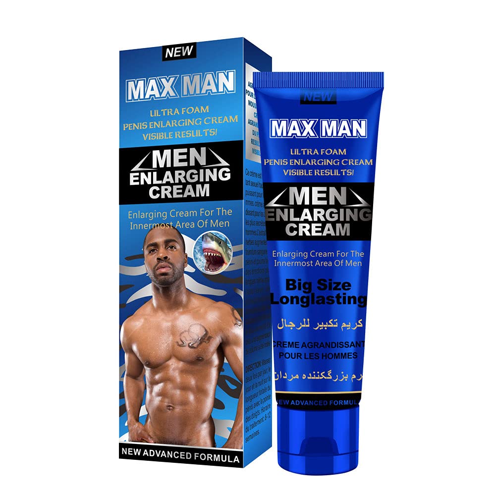 Men Energy Cream, 50g Male Enlargement Cream Enhancement Extender Ointment, Private Parts Massage Gel Larger Thicker Longer for Male Better Performance, Massage Cream