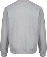 Iron Mountain Mens Fleece Jumper Crew Neck Sweatshirt Light Grey Marl XL view 4