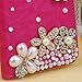 Mokingtop Rhinestone Wallet Leather Bling Cover Case for Samsung Galaxy S5 I9600