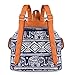 Vbiger Canvas Backpack for Women & Girls Boys Casual Book Bag Sports Daypack (Elephant Blue.)