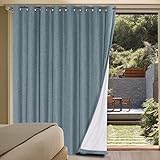H.VERSAILTEX Linen Blackout Curtains Durable Thick