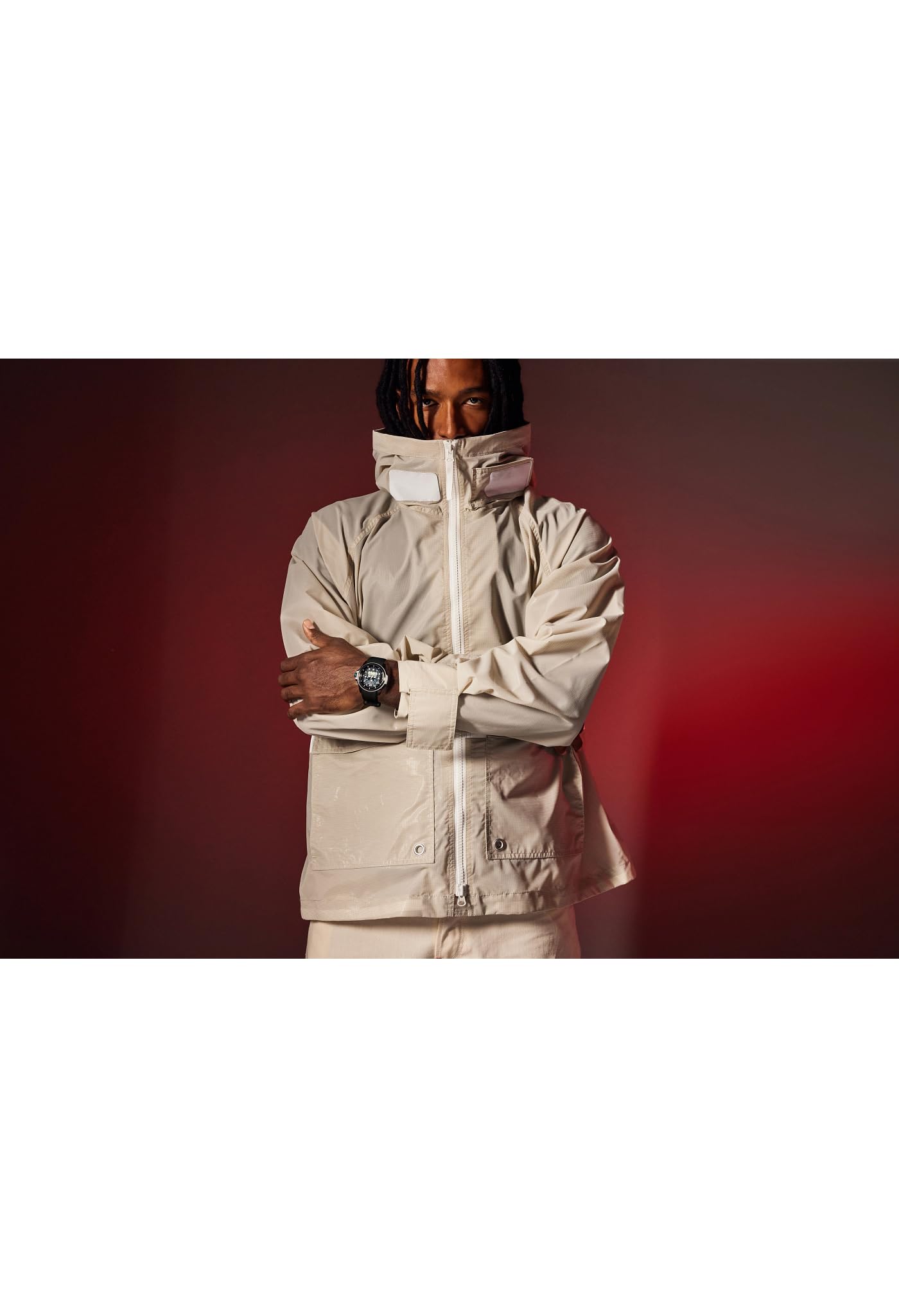 Citizen Men's Eco-Drive Star Wars Imperial Storm Trooper Black Ion Plated Stainless Steel Case Watch, Perforated Black Silicone Strap, Black Dial, 3 Hand (Model: AW1659-00W)