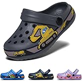 Drecage Toddler Clogs Kids Clogs for Girls Boys Slip on Garden Clogs Slide Sandals Waterproof Beach Pool Shoes Slipper
