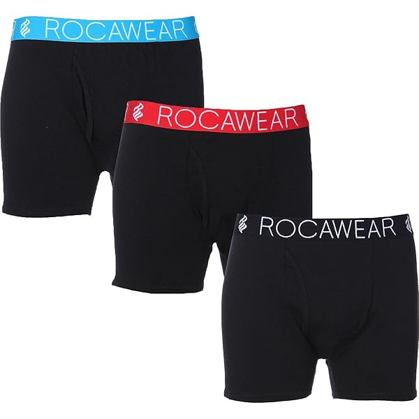 Rocawear Mens 3PK Tagless Boxer Briefs