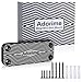 Gun Magnet Mount - Adorime 43 Lbs Rated Rubber Coated Magnetic Gun Mount Holster for Car, Home, Pistol, Air Gun, Revolver, Handgun, Shotgun, Rifle