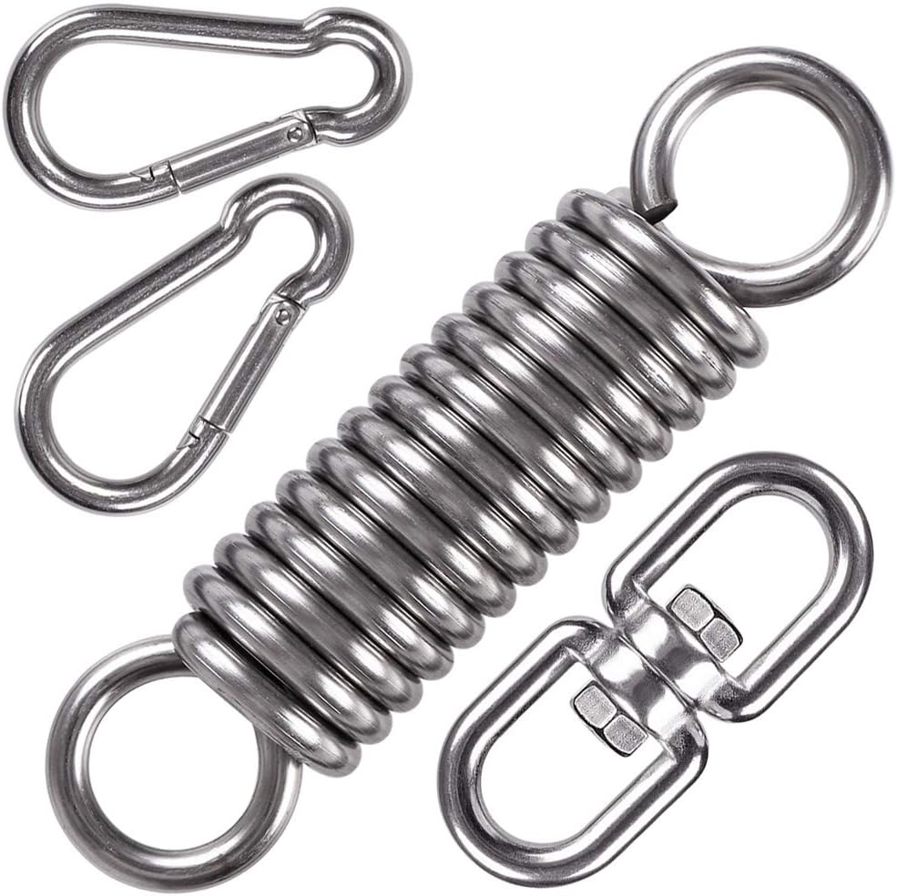 WAREMAID Spring Hanging Kit 250kg Swivel Hook Swing Chair Suspension