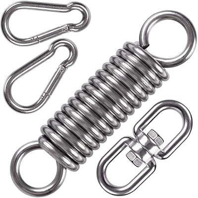 WAREMAID Spring Hanging Kit 250kg Swivel Hook Swing Chair Suspension