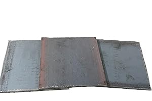 KEPSWIN Hot Rolled Steel Plate 1/4" x 6" x 6" (4 Pack!)