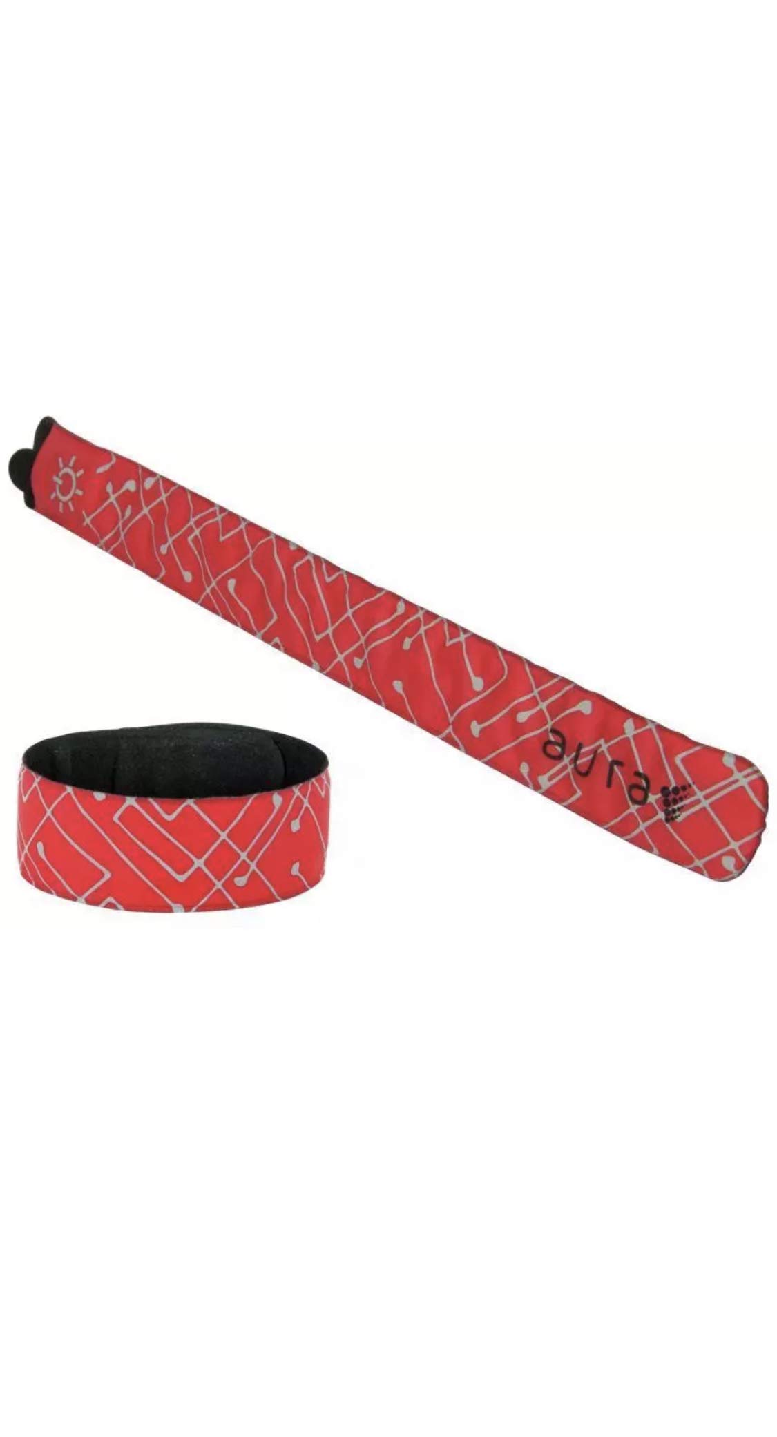 Aura Hi Visibility LED Strip Twin Pack - Red, One Size