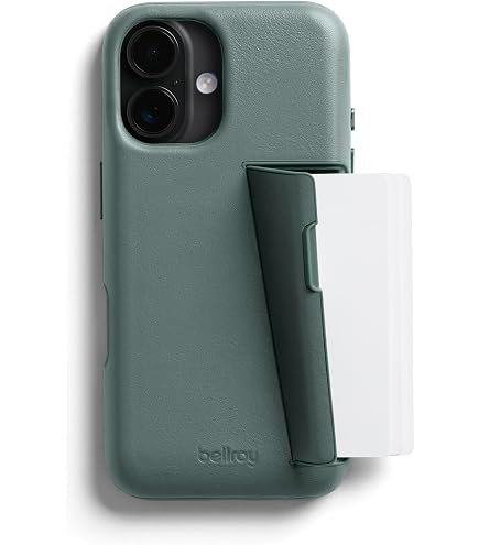 Bellroy Phone Case – 3 Card for iPhone 16 Pro Max (Leather iPhone case, Phone Wallet)