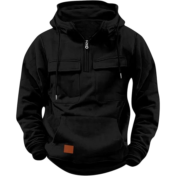 Sudadera Táctico Patriota Sudadera Con Capucha Táctico Patriota Para Hombre - Color Negro, Estilos Militar Y Biker Hoodie Militar Patriótico Howitzer - Foto 8