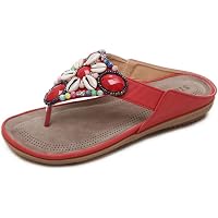 Women Sandals  Bohemia low heel wedges casual single shoes Sandalias Femininas Thong Shoes Women
