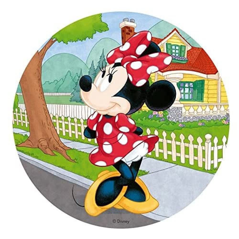 Dekora - Minnie Mouse Birthday Cake Decoration - 20 cm Diameter