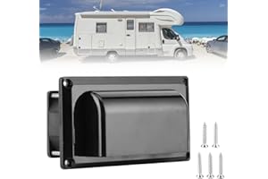 FGENKI RV Ventilation Exhaust Fan, 12V 15W Side Air Vent Fan with Mounting Screws ABS Air Vent Fan for RV Caravan Motorhome Camper Trailer Boat Marine Yacht