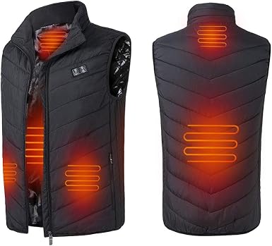 Insulated Heated Vest, Unisex Slim Fit 