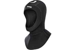 ZCCO Diving Hood 3mm/5mm Neoprene Wetsuit Hood - Durable & Stretchable Cap for Snorkeling, Kayaking, Surfing, Canoeing & Water Sports