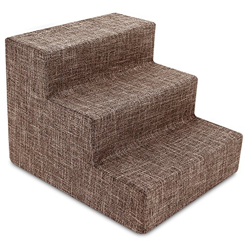 USA Made Pet Steps/Stairs with CertiPURUS Certified Foam for Dogs & Cats by Best Pet Supplies