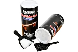 Naissgo Shuffleboard Sand Wax Shuffleboard Powder Set with Small Brush & Pan