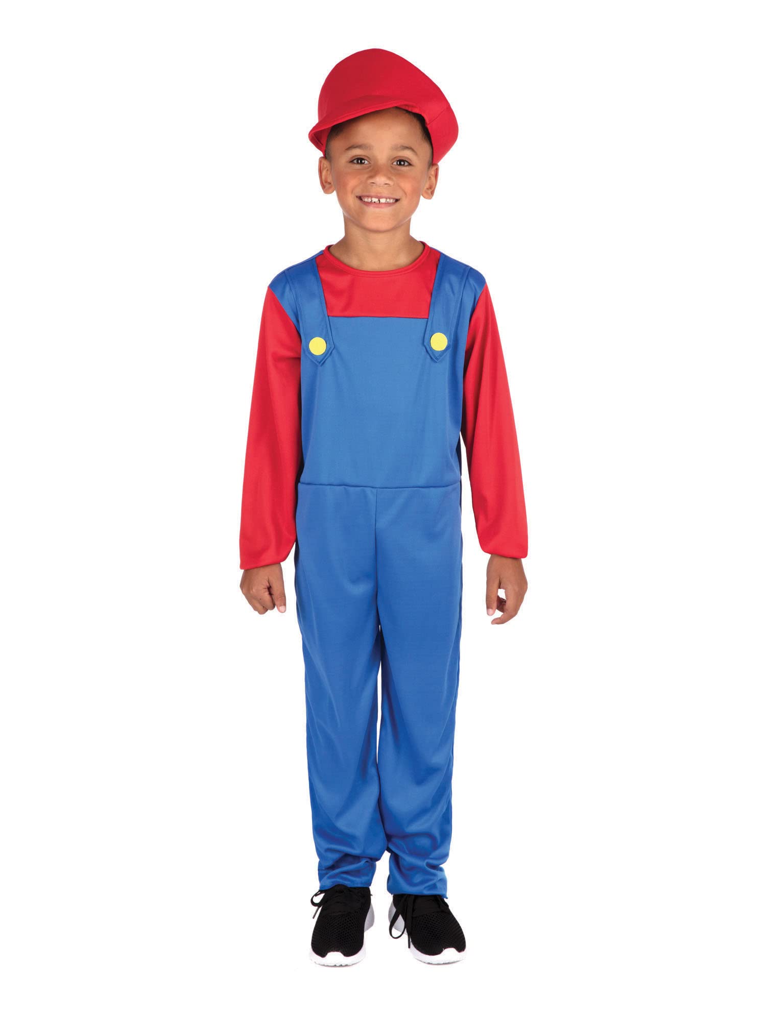 Bristol Novelty CC290S Plumbers Mate Boy (S) Costume, Blue, Red, 4-6 Years Halloween