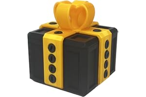 EXQDYNM Annoying Gift Box with Screws,Take Apart Box to Get Gift,Puzzle of Box toy,Surprise Funny Prank Christmas Gift Box,Hilarious Money Card Container,Novelty Box（6cm*cm）