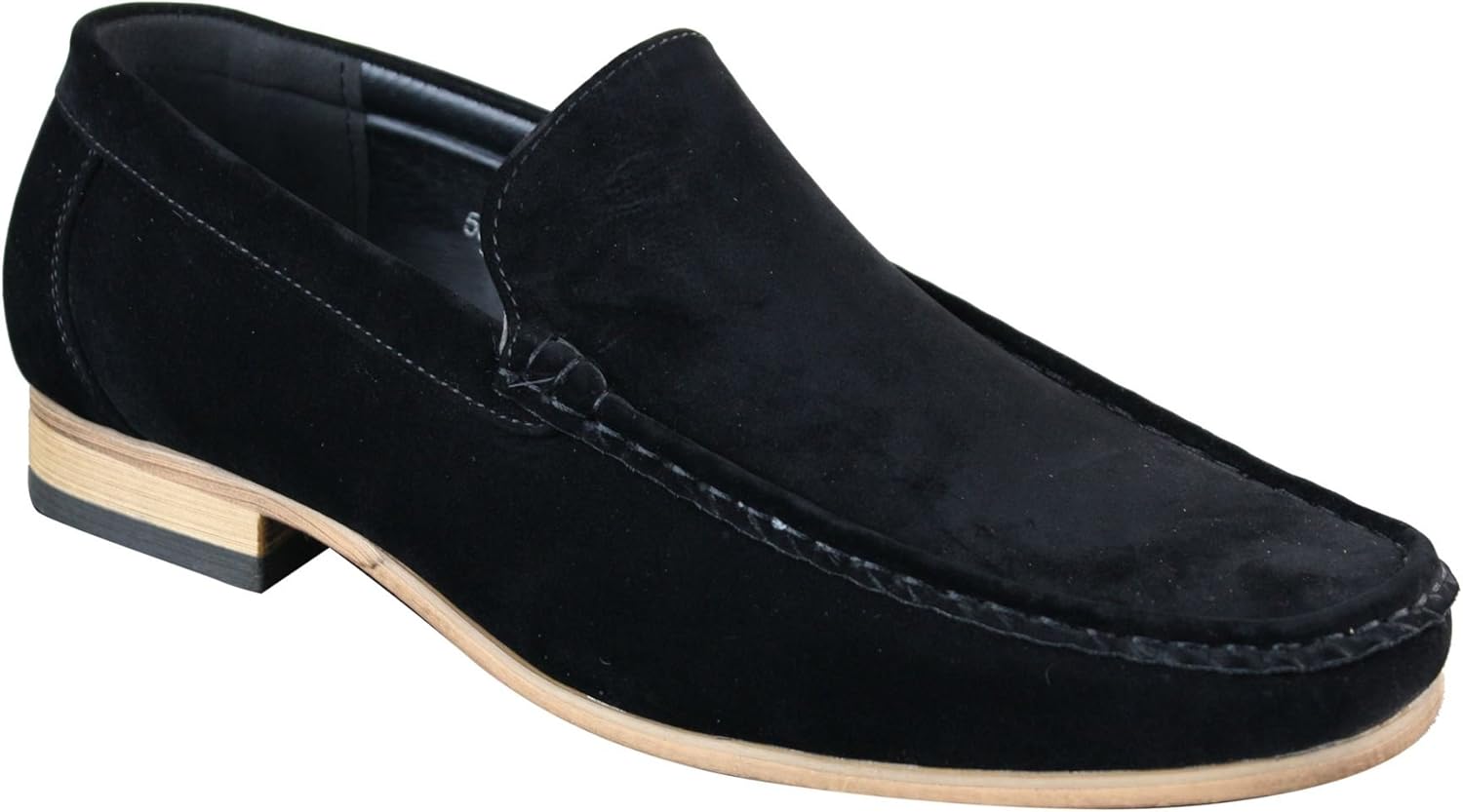 smart black slip on shoes