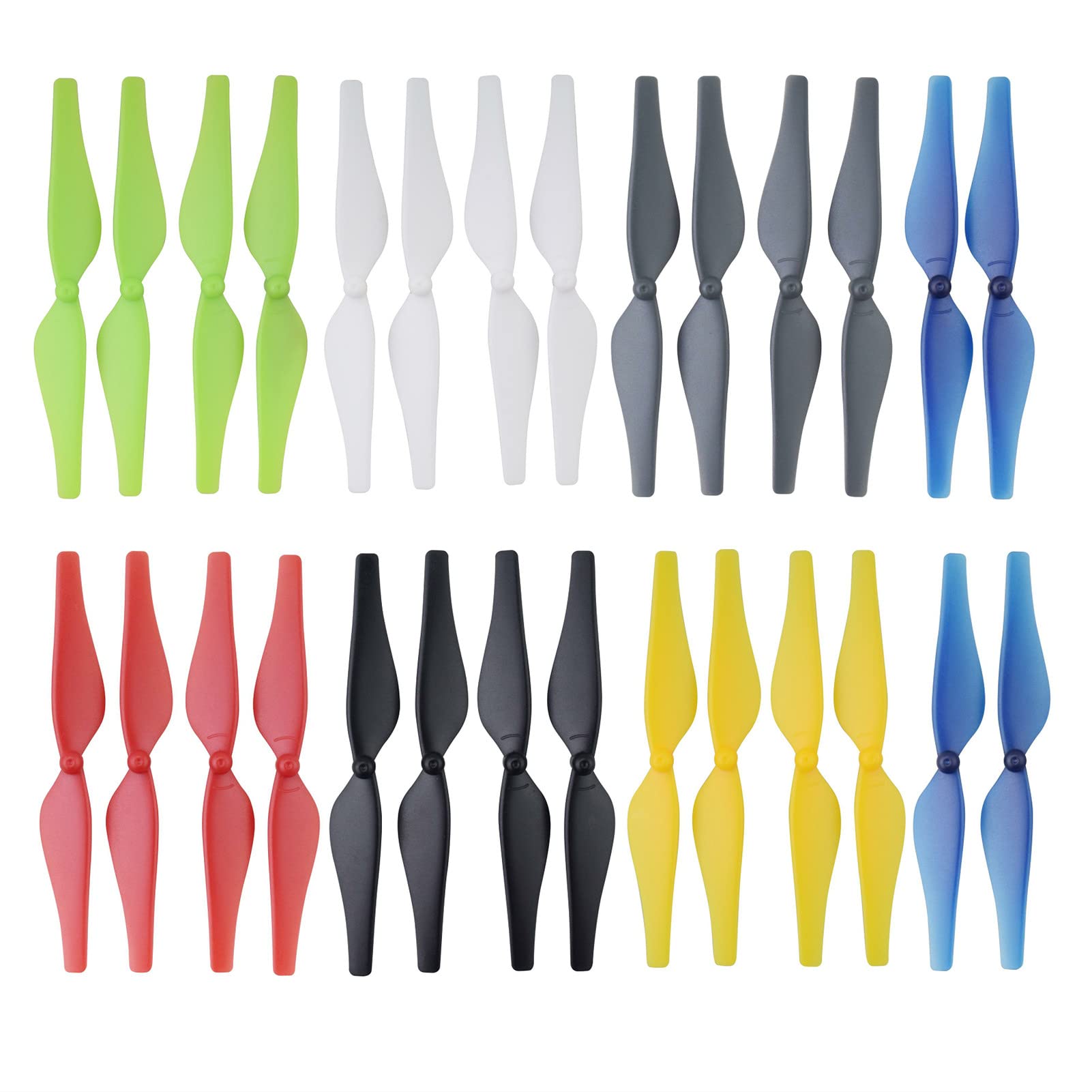 ZYGY 28PCS Propellers for DJI Tello RC Quadcopter Drone Blade Accessories 7 Colors