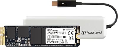 Transcend 480GB JetDrive 825 SSD for MacBook Air Pro Retina w Enclosure Up to