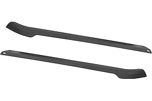Husky Liners Smoothback Bed Rail Caps | Fits 2002-2008 Dodge Ram 1500, 8' Bed; 2003-2009 Dodge Ram 2500 & 3500, 8' Bed | Blac