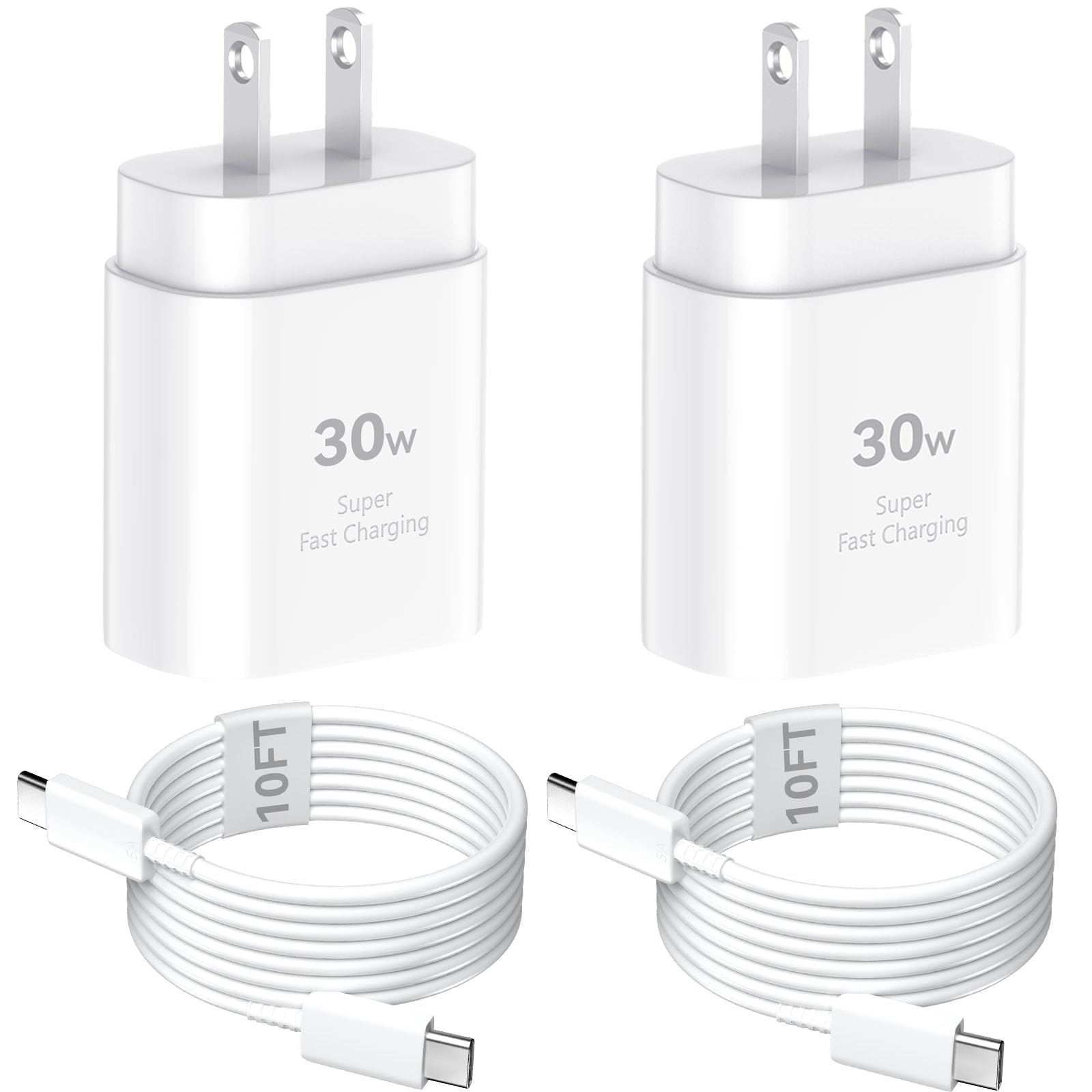 10 Ft Long USB C to USB C Fast Charging Cable iPhone Charger Fast Charging Cord Type C Charger for iPhone 17/17 Pro/17 Pro Max/16/16 Pro/16 Pro Max/15/15 Pro/15 Pro Max