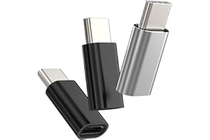 Micro USB Female to USB C Male Adapter(3pack) for Galaxy Note S20 S21 S10 5XL LG Ultra Z Flip S9 Plus for Ipad Pro Air4 2020 