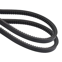 uxcell 2Pcs AX100 EPDM V-Belt, Raw Edge Cogged