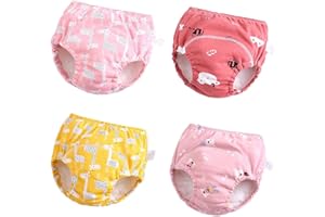 U0U Baby Girls Cotton Training Pants Toddler Potty Training Underwear for Boys and Girls