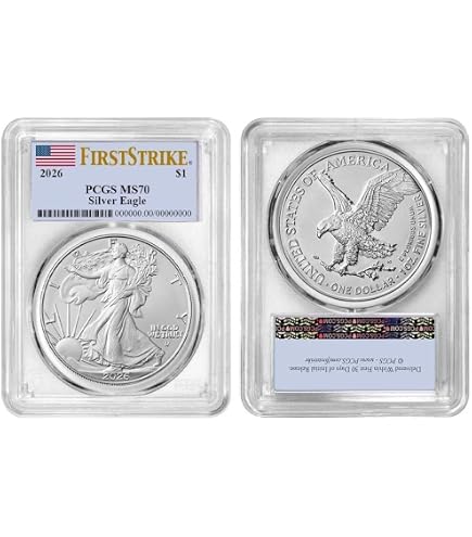2025 (P) American Silver Eagle, PCGS MS69, First Strike, Eagle