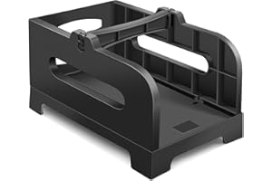 POLONO Label Holder, Thermal Label Holder for Fan-Fold and Roll Labels, Shipping Label Holder Work with Shipping Label Printer and Thermal Labels