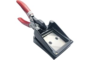 Portable 50x50mm Square Photo Cutter Handheld Trimming Tool for Creative Works and Small Paper Scrapbooking Photo Cutter