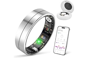 KppeX Smart Health Ring X1 Kit-Sleep Tracking Wearable - Heart Rate - Fitness Tracker - Up to 5 Days of Battery Life-IP68 Waterproof-No Subscription Fee for iOS and Android-8# Steel Color4.4 out of 5 stars 27$59.99