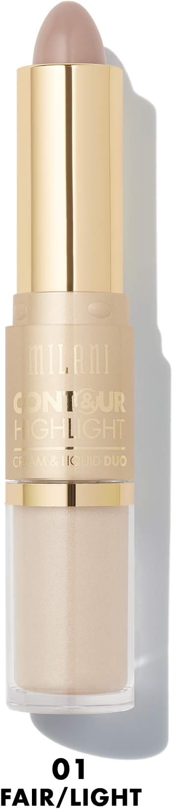 Milani Contour & Highlight Cream & Liquid Duo (Fair/Light)