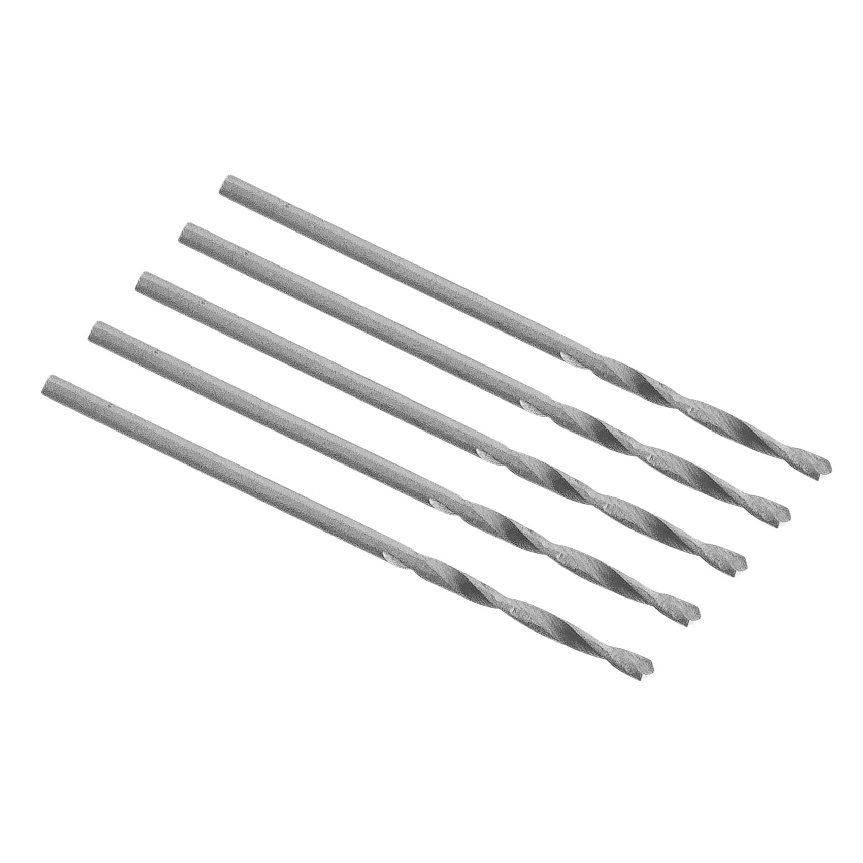 ENT 50010 HSS-G Premium Wood Drill in 5 pcs Bundle with Ø 1 mm, Spiral Drill Working Lenght 10 mm and Total Length 34 mm