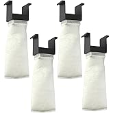 Aolleteau 4 Pack 200 Micron Filter Socks - Compatible with Innovative Marine Nuvo Fusion Desktop Aquarium