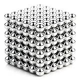 5 MM Set of 216 Balls Magnetic Sculpture for Boy and Girl Stress Relief Toys for Intelligence Development Metal Box to Storage