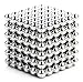 5 MM Set of 216 Balls Magnetic Sculpture for Boy and Girl Stress Relief Toys for Intelligence Development Metal Box to Storage