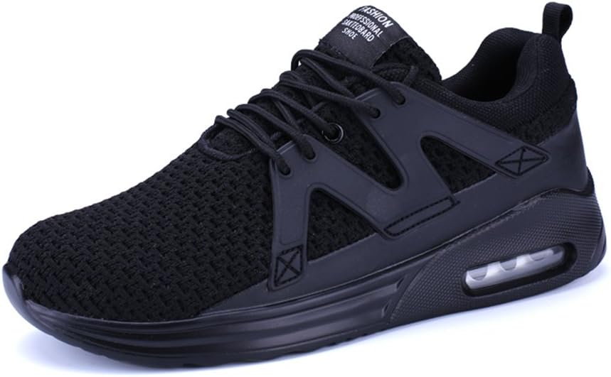 Senbore Men's Running Lightweight Athletic Trainers Lace-Up Gym Casual Sport Shoes