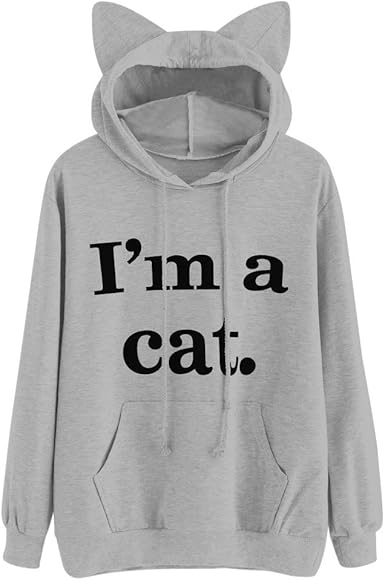 sudadera gato mujer